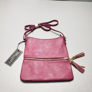 New Deluxity los Angeles peta approved vegan crossbody bag
